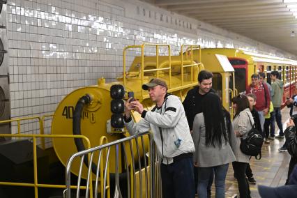 Парад поездов в Московском метро
