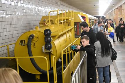 Парад поездов в Московском метро