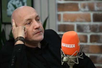 Захар Прилепин на радиостанции `Комсомольская правда`