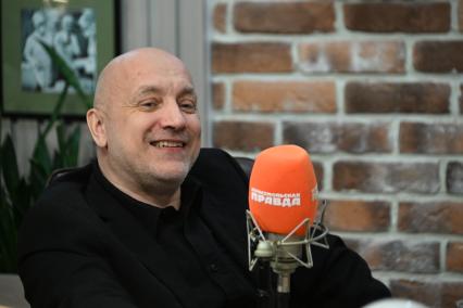 Захар Прилепин на радиостанции `Комсомольская правда`