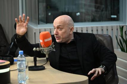 Захар Прилепин на радиостанции `Комсомольская правда`