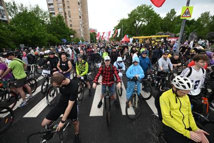 Весенний велофестиваль в Москве