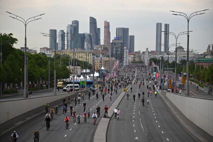 Весенний велофестиваль в Москве