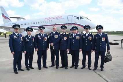 Торжественное мероприятие в честь 30-летия авиации МЧС России в Жуковском