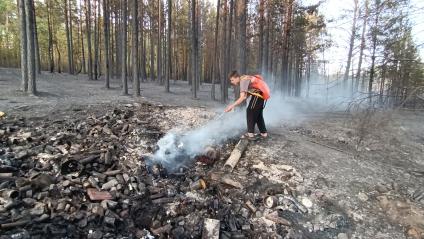 Лесные пожары в Забайкалье