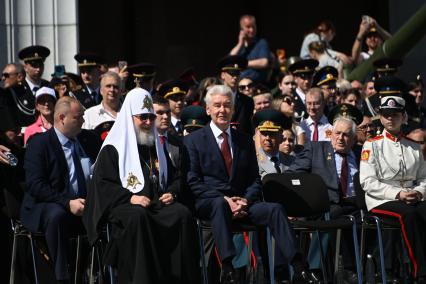 Патриарх Кирилл и Сергей Собянин