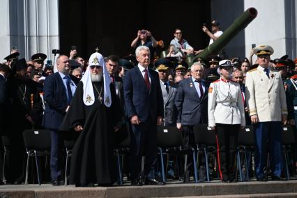 Патриарх Кирилл и Сергей Собянин