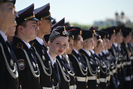 Парад кадетского движения Москвы Не прервётся связь поколений\" на Поклонной горе