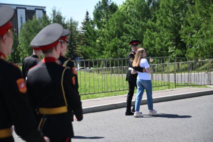 Парад кадетского движения Москвы Не прервётся связь поколений\" на Поклонной горе