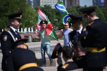 Празднование Дня пограничника в Москве