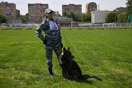 Всероссийский чемпионат среди кинологов таможенных органов в Щелково