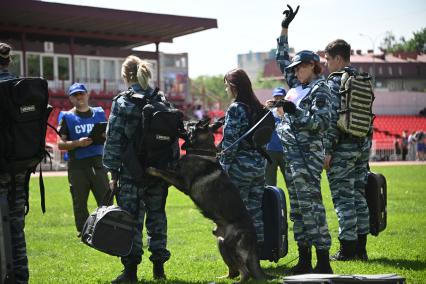 Всероссийский чемпионат среди кинологов таможенных органов в Щелково
