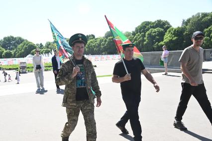 Празднование Дня пограничника в Москве