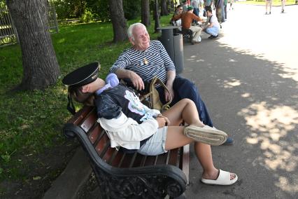 Празднование Дня пограничника в Москве