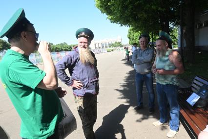 Празднование Дня пограничника в Москве
