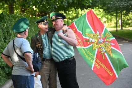 Празднование Дня пограничника в Москве