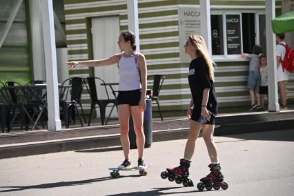 Майская жара в Москве