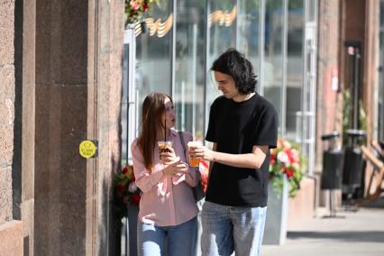 Жаркая погода в Москве