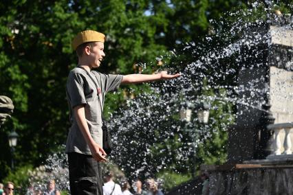 Жаркая погода в Москве