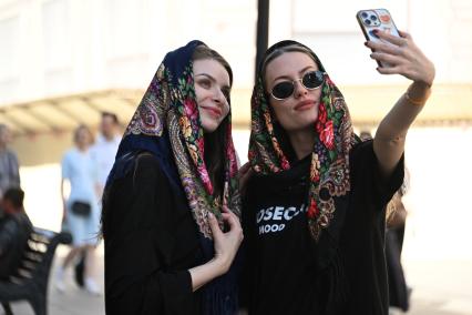 Жаркая погода в Москве