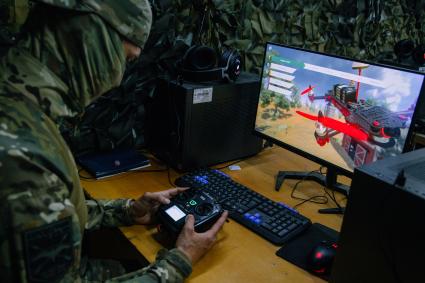 Подразделение БПЛА Добровольческого корпуса отдельного отряда Буревестник\"