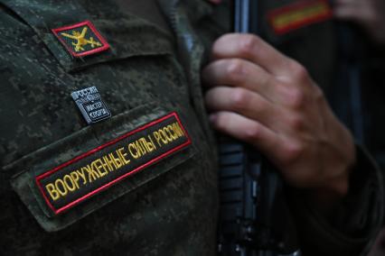 Церемония приведения к военной присяге военнослужащих спортивных рот ЦСКА