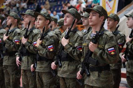 Церемония приведения к военной присяге военнослужащих спортивных рот ЦСКА