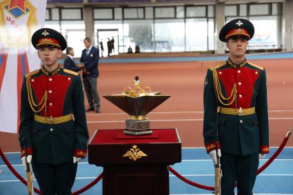 Церемония приведения к военной присяге военнослужащих спортивных рот ЦСКА