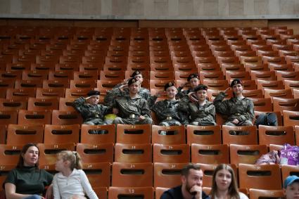 Церемония приведения к военной присяге военнослужащих спортивных рот ЦСКА