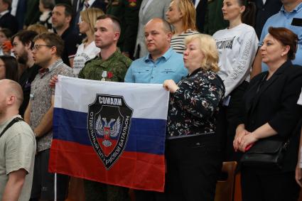 Церемония приведения к военной присяге военнослужащих спортивных рот ЦСКА
