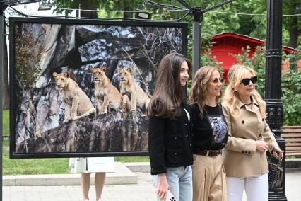 Фотовыставка Золото Африки\" на Тверском бульваре