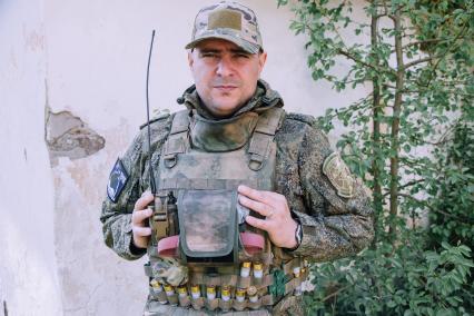 Бойцы казачьего батальона БАРС-24 Терек\"