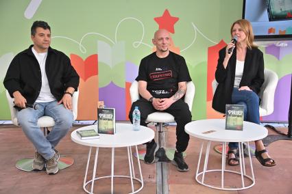 Александр Рогоза, Андрей Минаев и Наталья Щербаненко