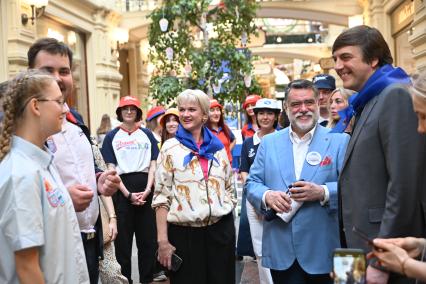 Светлана Хоркина, Михаил Куснирович и Сергей Кравцов