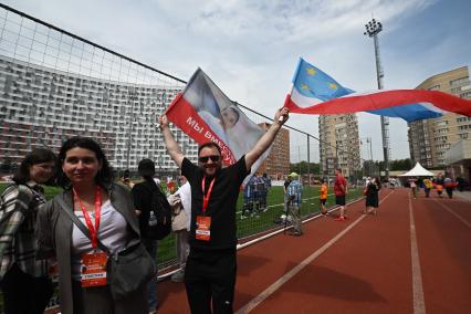 Матч Победы на стадионе имени Дмитрия Аленичева в Мытищах