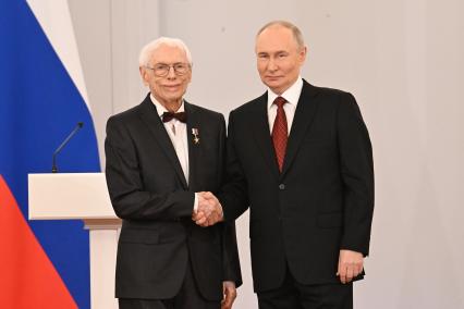Александр Зацепин и Владимир Путин
