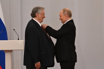 Александр Проханов и Владимир Путин