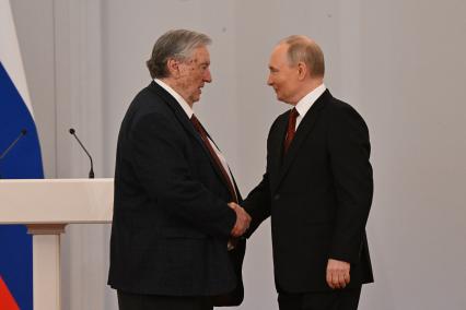 Александр Проханов и Владимир Путин