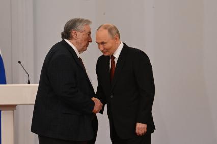 Александр Проханов и Владимир Путин