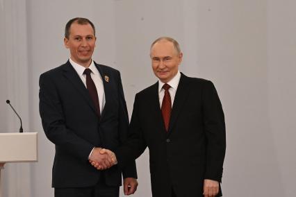 Николай Кузнецов и Владимир Путин