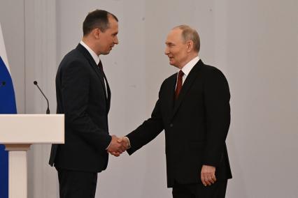 Николай Кузнецов и Владимир Путин