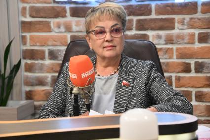Ольга Алимова на радиостанции \"Комсомольская правда\"
