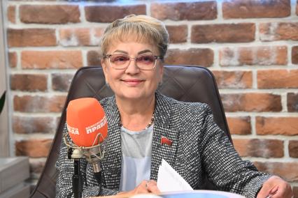 Ольга Алимова на радиостанции \"Комсомольская правда\"
