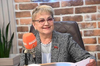 Ольга Алимова на радиостанции \"Комсомольская правда\"