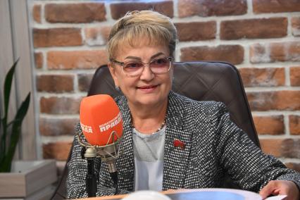 Ольга Алимова на радиостанции \"Комсомольская правда\"
