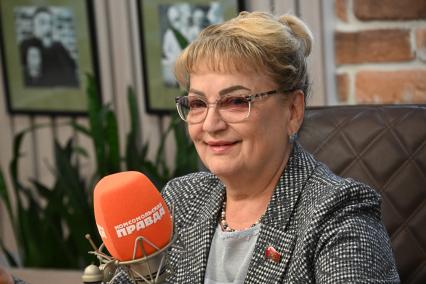 Ольга Алимова на радиостанции \"Комсомольская правда\"