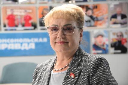 Ольга Алимова в редакции \"Комсомольской правды\"