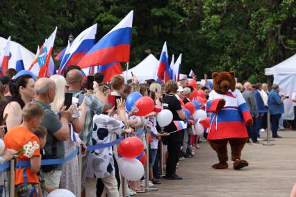 Торжественная церемония поднятия флага в Сочи
