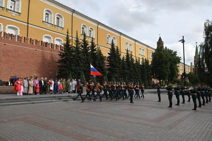 Профилактика Вечного огня в Александровском саду