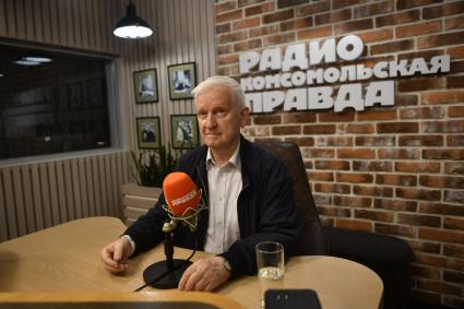 Борис Шустов на радиостанции \"Комсомольская правда\"